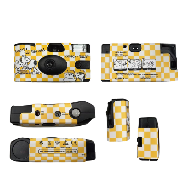 Yashica x Peanuts 彩色 ios 400 27 張 35mm 一次性即棄菲林相機 YAS-SC140P【原裝行貨】
