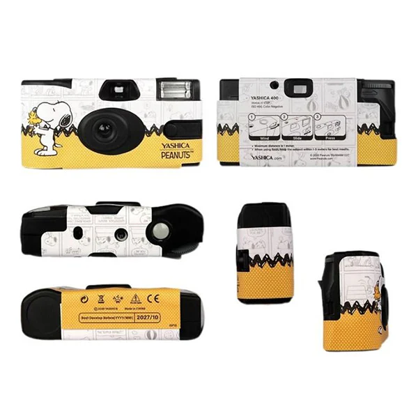 Yashica x Peanuts 彩色 ios 400 27 張 35mm 一次性即棄菲林相機 YAS-SC140P【原裝行貨】