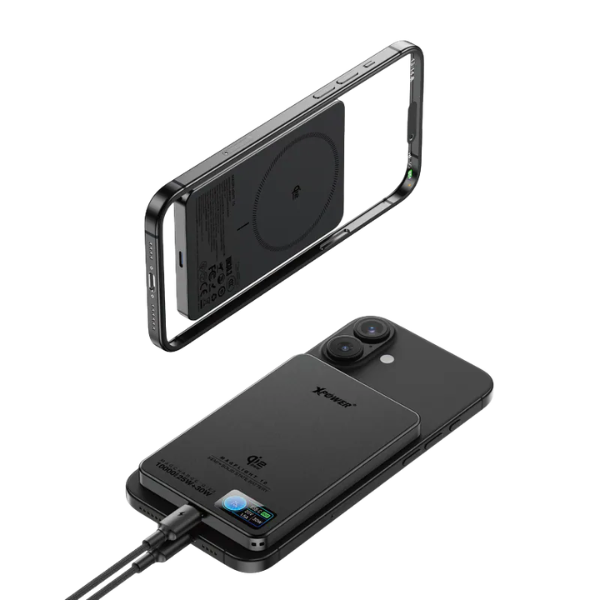 XPower MagFlight10 M17 半固態TFT彩屏顯示 QI2.2 25W/30W 10000mAh 磁吸行動電源【原裝行貨】
