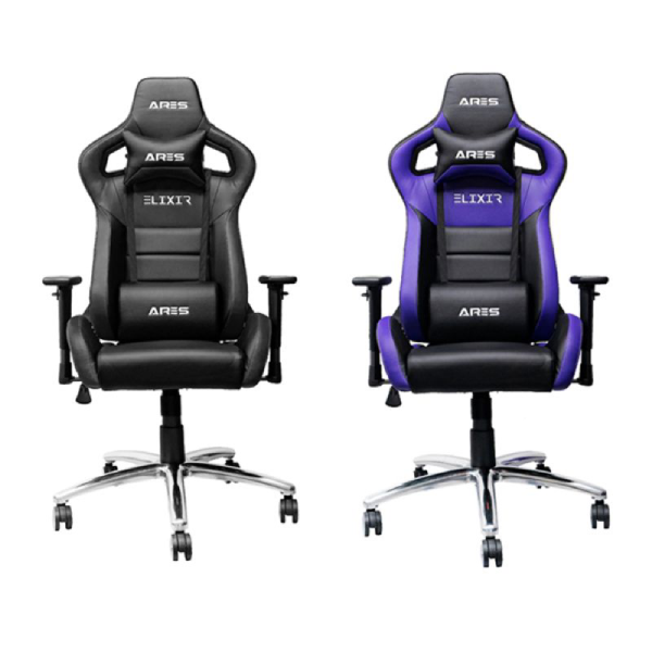 ARES ELIXIR Series Gaming Chair CHRAR-ELIXIR-BK/ CHRAR-ELIXIR-BP 電競椅（黑色／紫色）【原裝行貨】