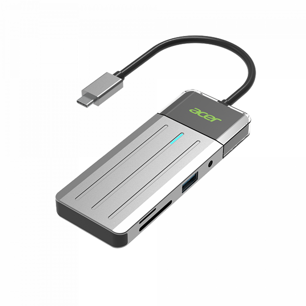 Acer 6 IN 1 USB-C Mini Dock 擴展器 ODK3I0【原裝行貨】