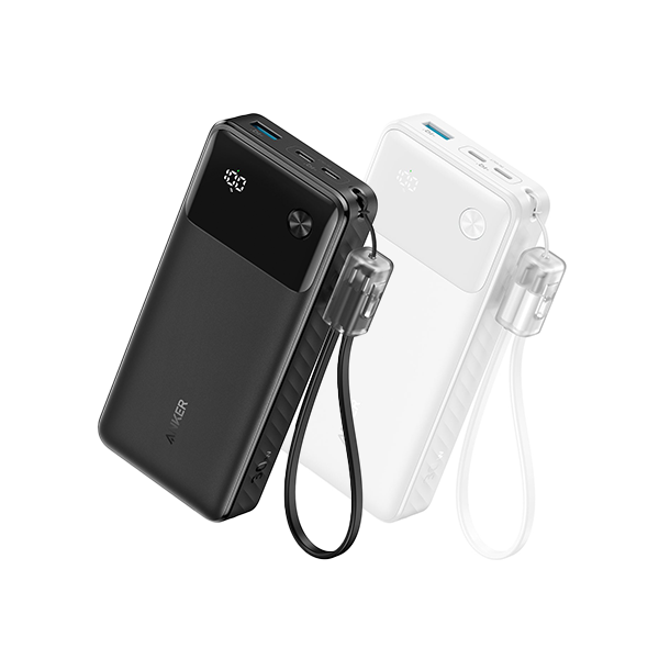 Anker Power Bank Powercore 20000mAh 30W 帶線行動電源 A1384【原裝行貨】