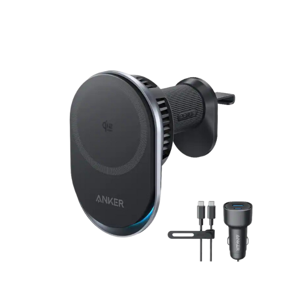 Anker Prime Wireless Car Charger (MagGo, AirCool, Pad) 車用磁吸無線充電器 (B2933)【原裝行貨】