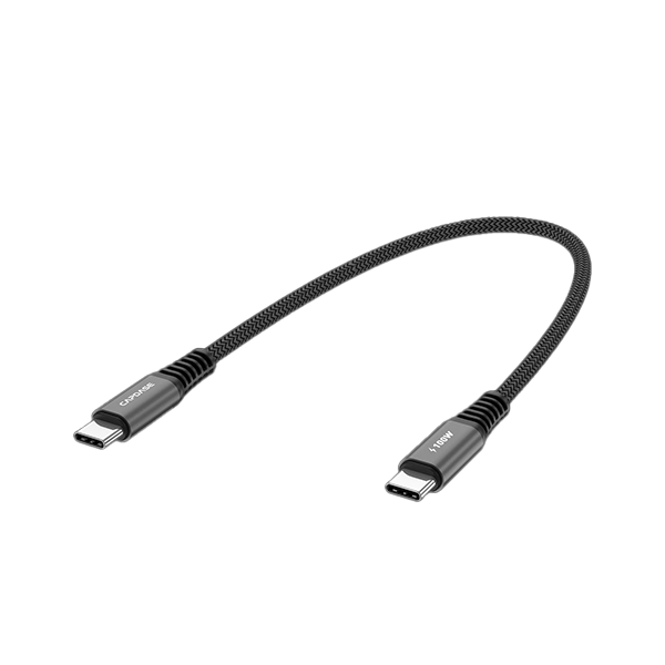 Capdase HC00-32G1 METALLIC EM-CC100 USB-C To USB-C Sync and Charge Cable (100W) 30CM【原裝行貨】