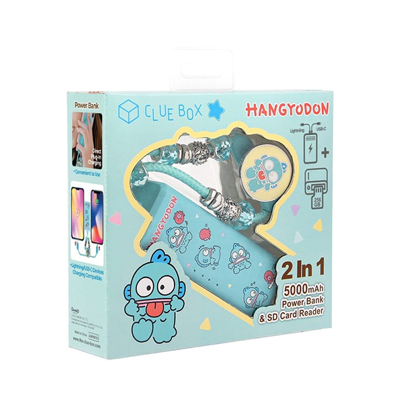 Clue Box x Sanrio characters 2-In-1 5000mAh 充電器 + SD讀卡器 CB-PBL3-CR