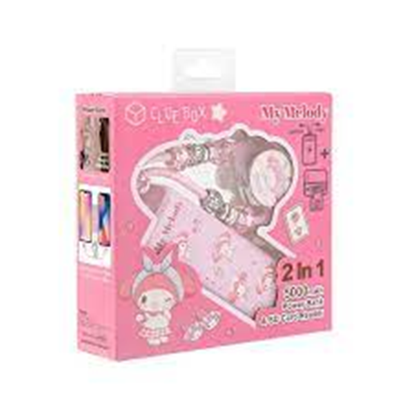 Clue Box x Sanrio characters 2-In-1 5000mAh 充電器 + SD讀卡器 CB-PBL3-CR