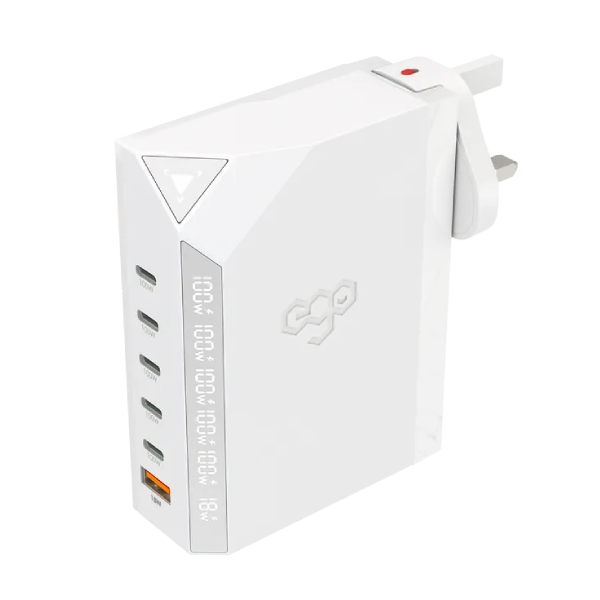 EGO EXINNO+ 180W 即時輸出顯示 6洞USB充電器【原裝行貨】