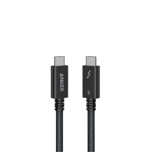 Anker A84N1 Thunderbolt 5 USB-C to USB-C 1M 編織充電傳輸線【原裝行貨】