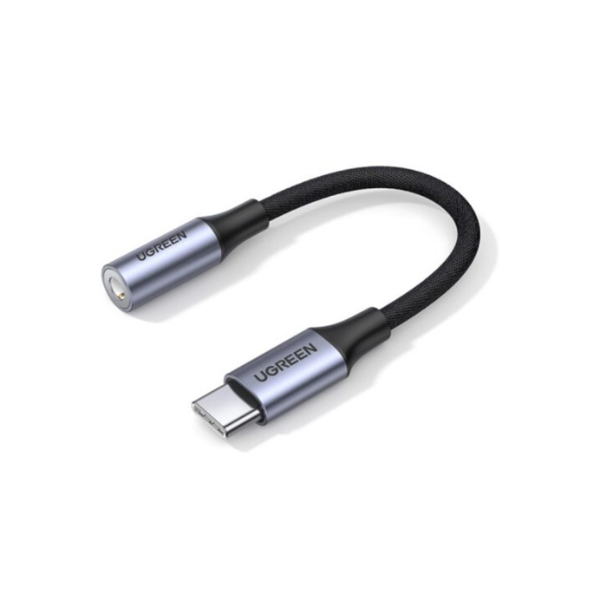 UGREEN AV161 [80154] TypeC 轉 3.5mm (TRRS) 耳機轉接頭【原裝行貨】