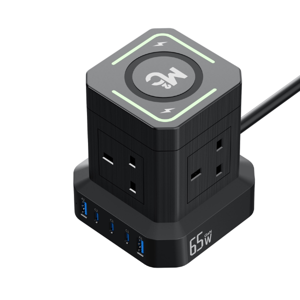 MC² 1‑Plug PD65W 2A3C 9位直立式拖板 TP-VE5U4K-PD-W【原裝行貨】