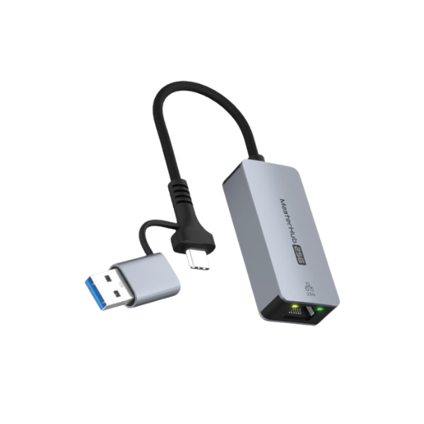 Elementz MasterHub MF-25G Usb-C+Usb-A 2.5G 有線網路卡 MF-25G【原裝行貨】