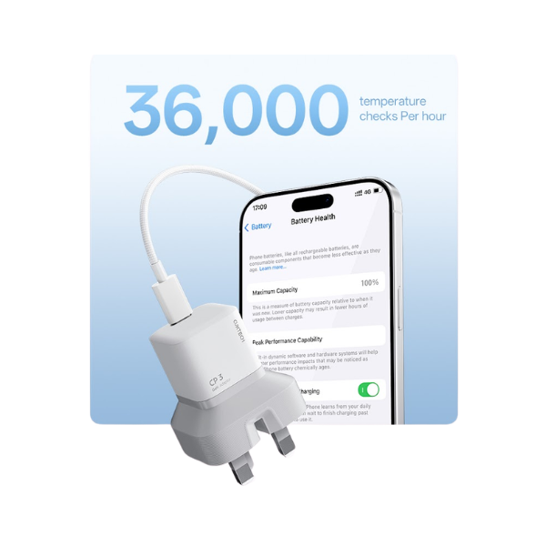 CUKTECH 酷態科 CP3 GaN 40W 充電器 AD301-UK【原裝行貨】
