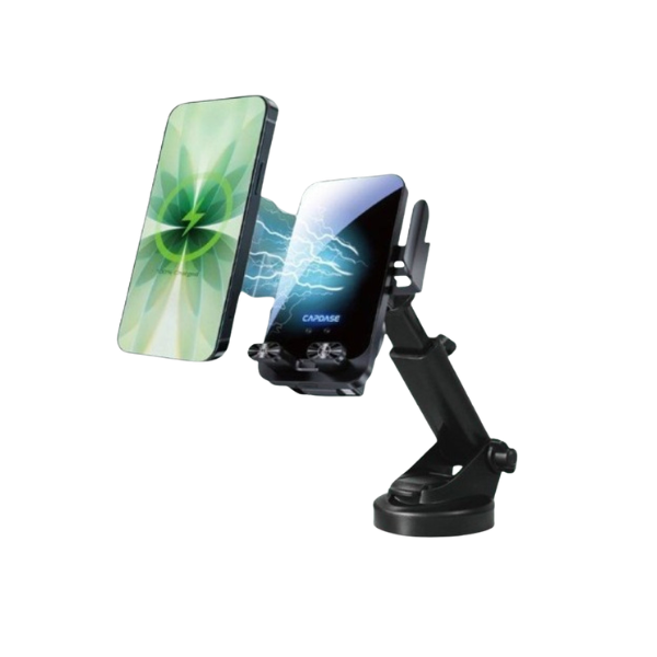 Capdase 15W AI Power II-Reel Mount 無線充電車座 HR00-AI2T01【原裝行貨】