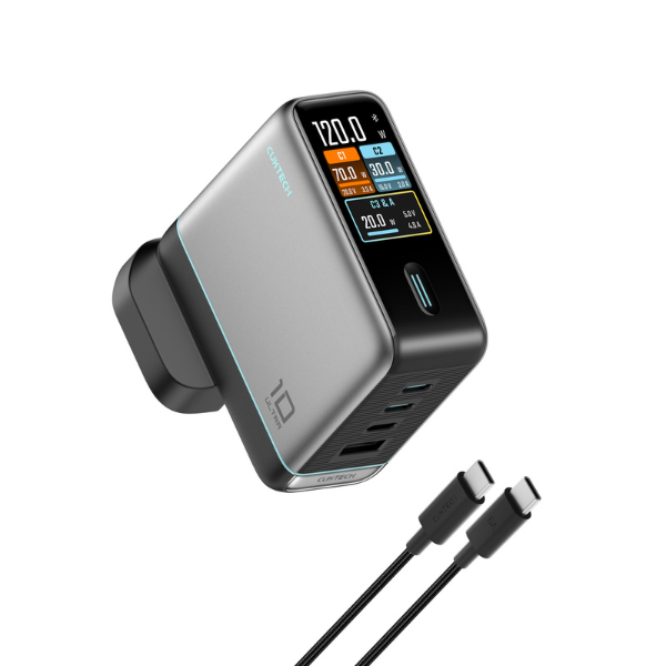 CUKTECH 酷態科 GaN 120W 充電器 AD1204P-UK【原裝行貨】