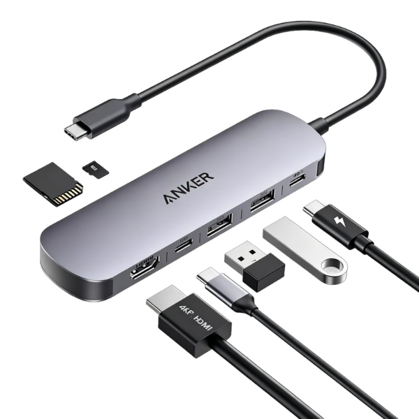 Anker Nano USB-C 集線器 (7 合 1 / 4K HDMI) 【香港行貨】