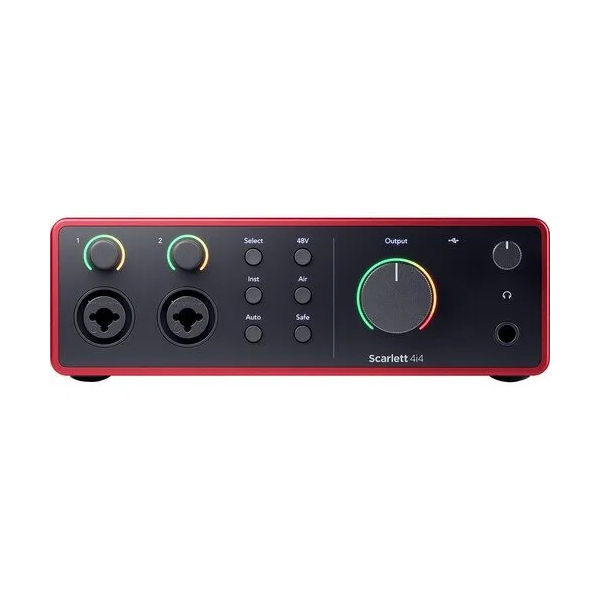 Focusrite Scarlett 4i4 USB-C Audio/MIDI Interface (4th Generation) 錄音介面【原裝行貨】