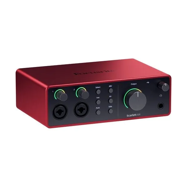 Focusrite Scarlett 4i4 USB-C Audio/MIDI Interface (4th Generation) 錄音介面【原裝行貨】