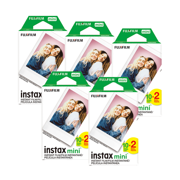 【免運費】Fujifilm Intax Mini Film White 2-Pack 即影即有相紙 (3/5/10件裝)