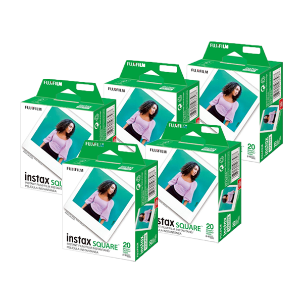 【免運費】Fujifilm Instax Square Film White 2-Pack 即影即有相紙 (3/5/10件裝)