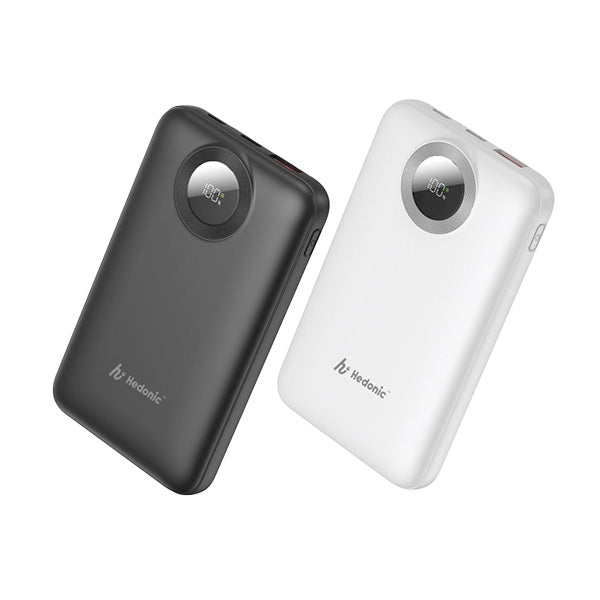 Hedonic 10000mah (38.5Wh) PD 3.0 22.5W Lightning & USB-C 流動充電池 (升級版)【原裝行貨】