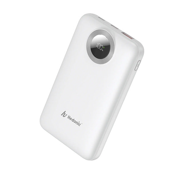 Hedonic 10000mah (38.5Wh) PD 3.0 22.5W Lightning & USB-C 流動充電池 (升級版)【原裝行貨】