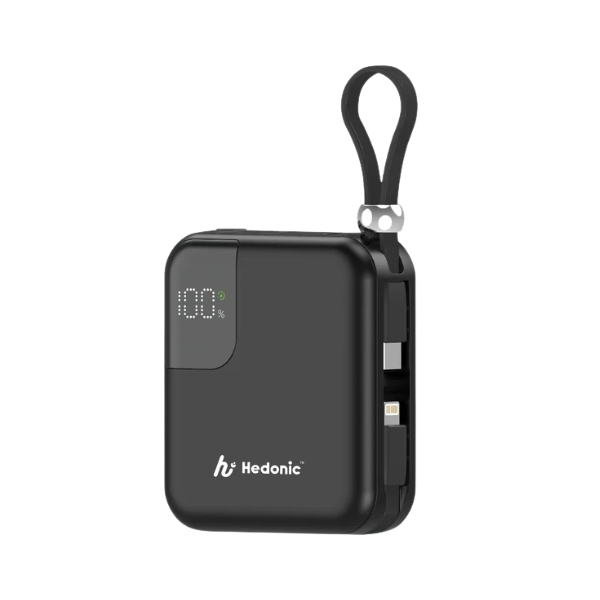 Hedonic 38.5Wh PD 3.0 22.5W Lightning & USB-C 流動充電池 (第三代) 10000mAh (81059黑色 /81060白色)【3C認證】【原裝行貨】