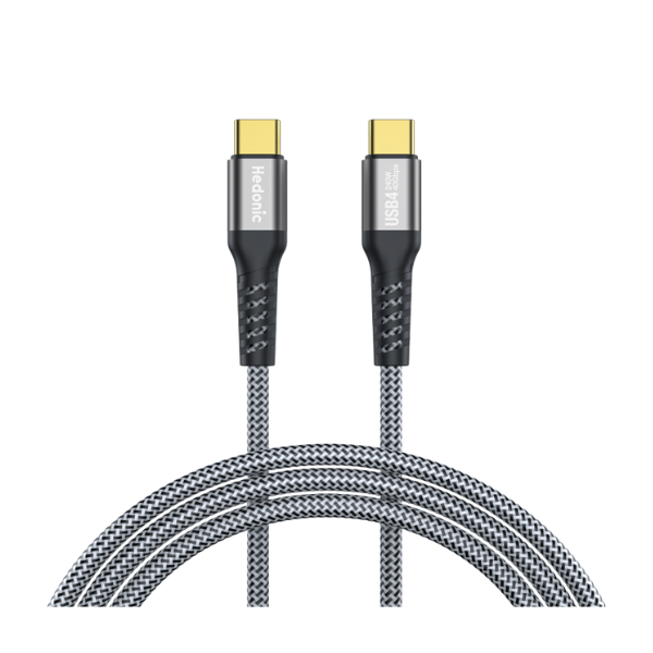 Hedonic PD 3.1 240W, USB4 40Gbps USB-C to USB-C 充電傳輸線 (1.2m 81067/2m 81068)【原裝行貨】