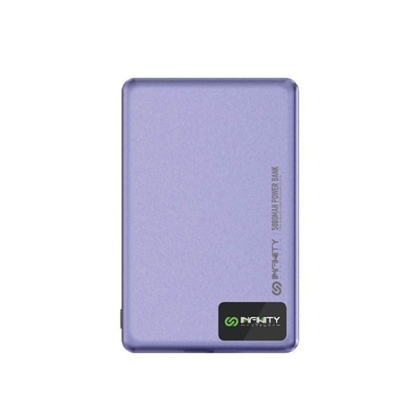 INFINITY IN-S5 4in1 Qi2 5000mAh S5 LED顯示屏 X GaN激薄外置充電器【原裝行貨】
