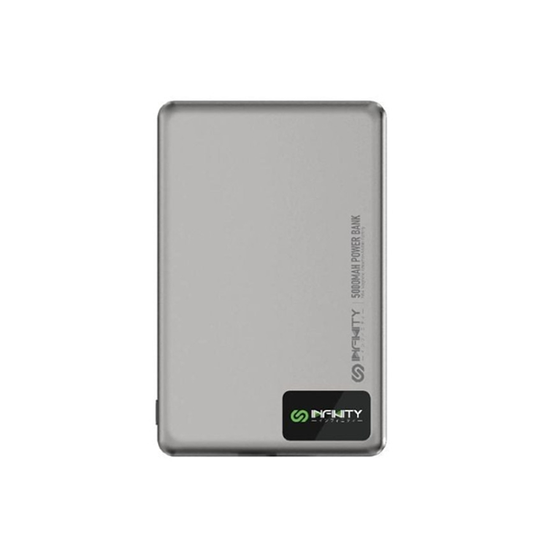INFINITY IN-S5 4in1 Qi2 5000mAh S5 LED顯示屏 X GaN激薄外置充電器【原裝行貨】