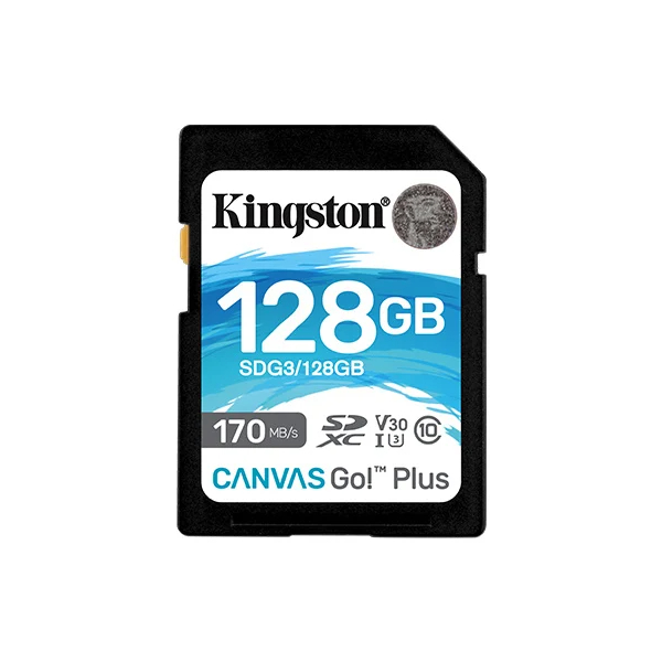 KINGSTON Canvas Go!Plus SD Card 記憶卡 64GB/128GB/256GB/512GB【原裝行貨】