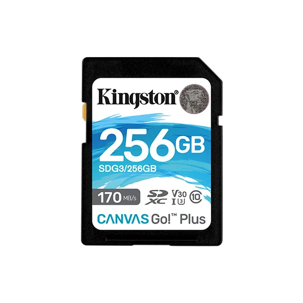 KINGSTON Canvas Go!Plus SD Card 記憶卡 64GB/128GB/256GB/512GB【原裝行貨】