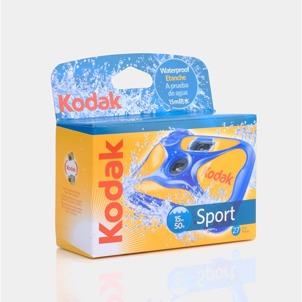 KODAK SPORT 柯達戶外運動防水一次性使用 35mm 135 彩色負片即棄菲林相機 (27 張底片)