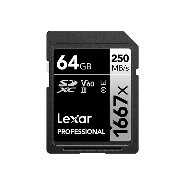 Lexar 1667x SILVER Series Professional SDXC™ UHS-II SD Card 記憶卡【原裝行貨】