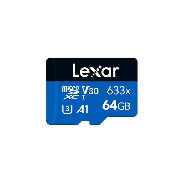 Lexar 633x BLUE Series High-Performance microSDHC™/microSDXC™ UHS-I SD Card 記憶卡【原裝行貨】