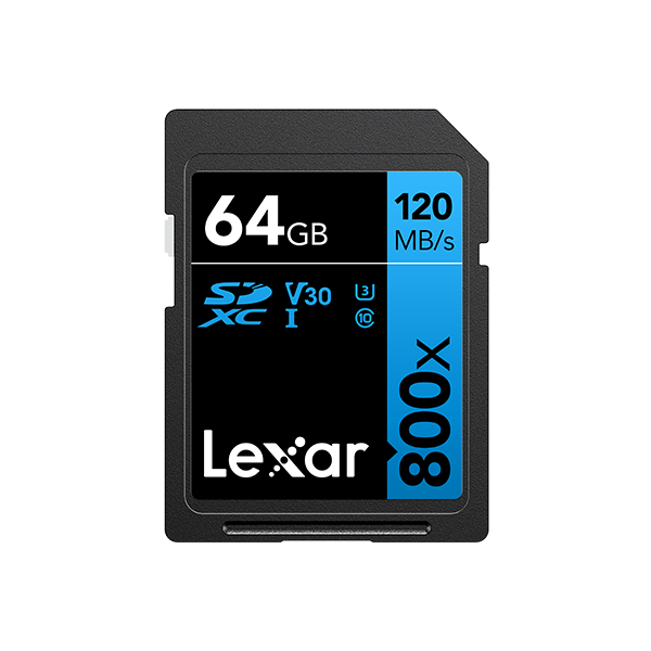 Lexar High-Performance 800x SDHC™/SDXC™ UHS-I SD Card BLUE Series 記憶卡【原裝行貨】