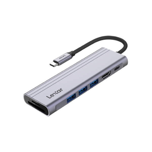 Lexar H31 7-in-1 USB-C Hub 擴展器【原裝行貨】