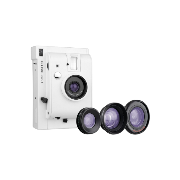 Lomography  Lomo'Instant 即影即有相機連 3 款鏡頭套裝－白色版本 li800w【原裝行貨】