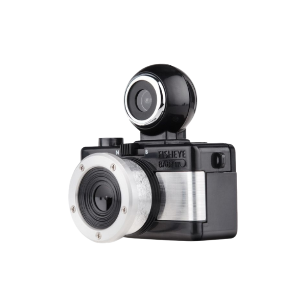 Lomography Fisheye Baby 110 菲林相機－型格黑色和銀色金屬版本 fcp110bm【原裝行貨】