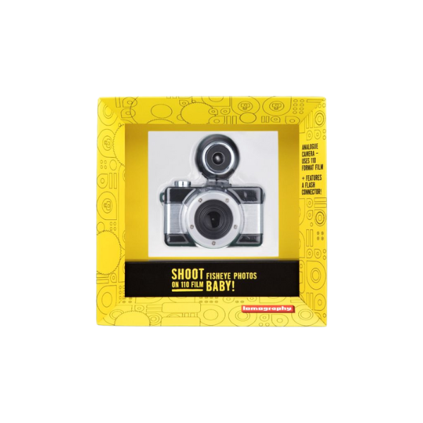 Lomography Fisheye Baby 110 菲林相機－型格黑色和銀色金屬版本 fcp110bm【原裝行貨】