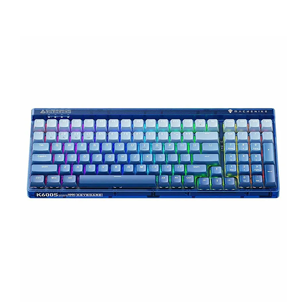 MACHENIKE K600S 三模漸變藍系列 機械鍵盤【原裝行貨】