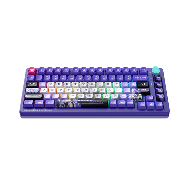 MACHENIKE K600T B82W 三模82鍵 RGB 機械鍵盤【原裝行貨】