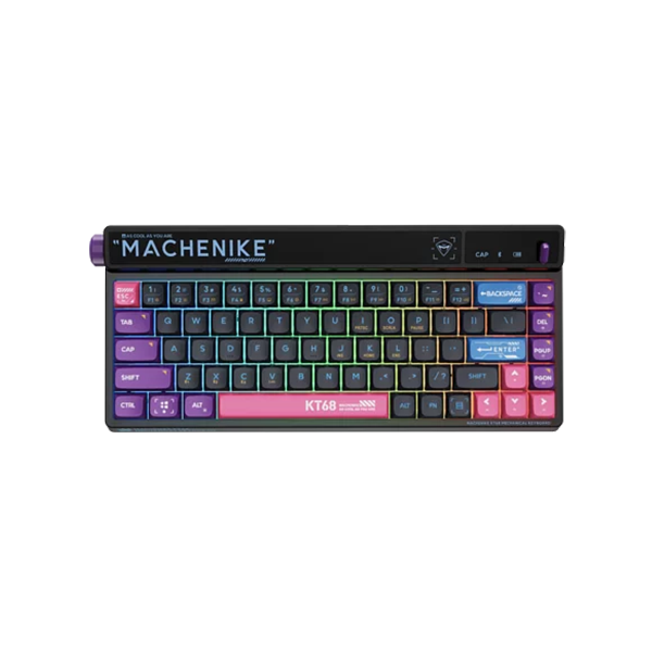 MACHENIKE KT68 RGB 機械鍵盤 全鍵可換軸-類復古鍵盤【原裝行貨】