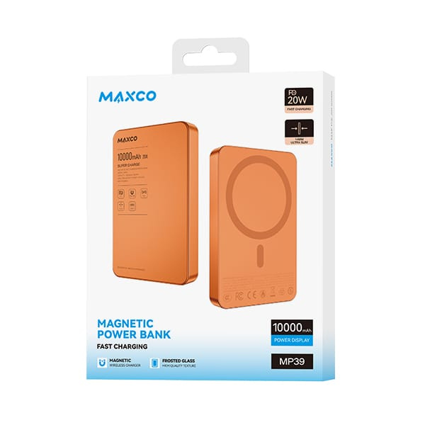 MAXCO MagSafe 磁吸無線充電池 10000mAh MP39【原裝行貨】【3C認證】