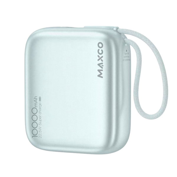 MAXCO Cube 22.5W 內置Type-C充電線迷你移動電源 10000mAh MP51【原裝行貨】【3C認證】