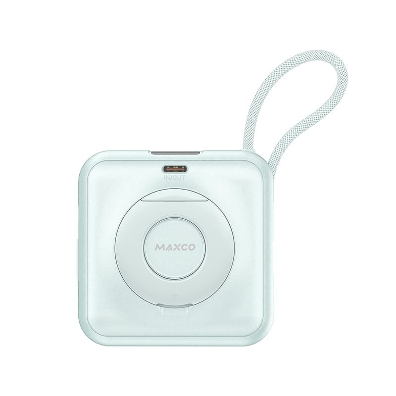 MAXCO Mini MagSafe 支架磁吸無線充電池10000mAh MP65【原裝行貨】【3C認證】