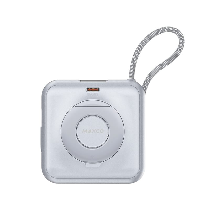 MAXCO Mini MagSafe 支架磁吸無線充電池10000mAh MP65【原裝行貨】【3C認證】