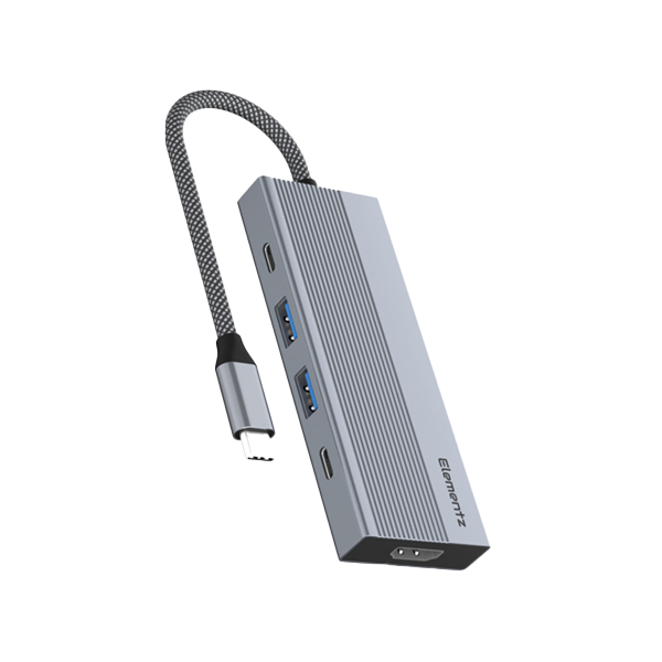 Elementz MasterHub 82H 8 in 1 USB-C Hub MF-82H 電腦托展器【原裝行貨】