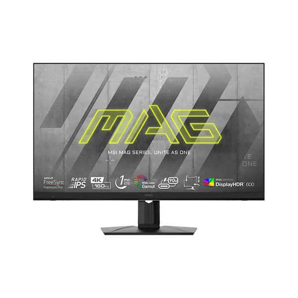 MSI 平面電競顯示屏 MAG 323UPF 32" 4K Rapid IPS 160Hz (MO-MA32UPF/CE-ACPC/LB-MON)【原裝行貨】