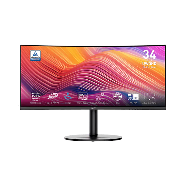 MSI Modern Series MD342CQP/MD342CQPW 34" UWQHD VA 120Hz Monitor (MO-MD34CQP/MO-MD34CQW)