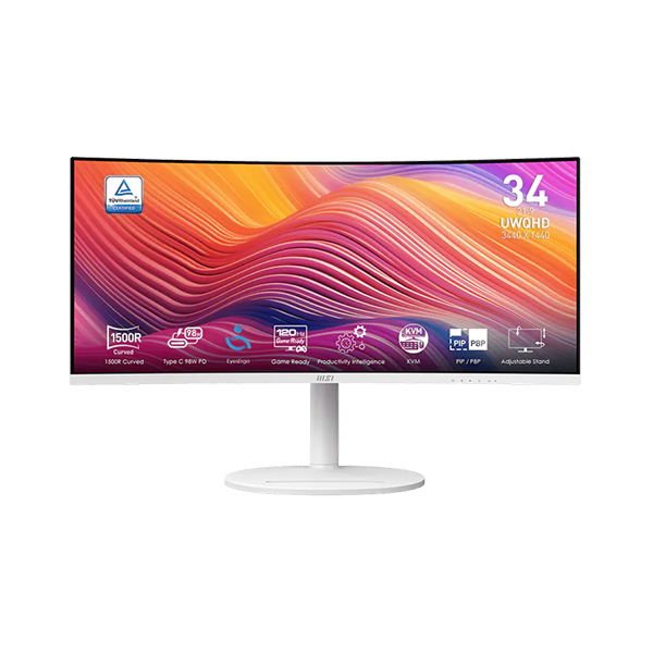 MSI Modern Series MD342CQP/MD342CQPW 34" UWQHD VA 120Hz Monitor (MO-MD34CQP/MO-MD34CQW)